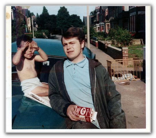 DJ outside 12 Avenue Crescent